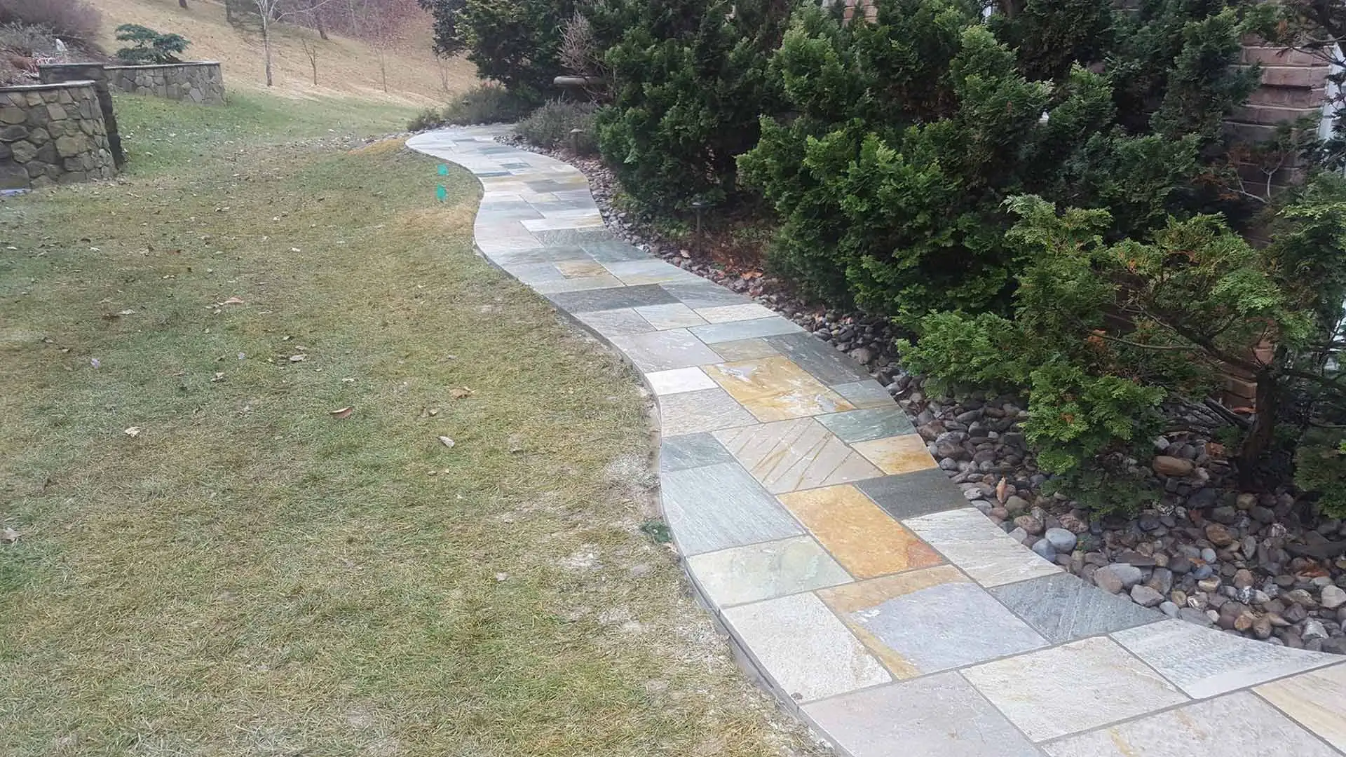 Walkway construction services in Bristow, VA.