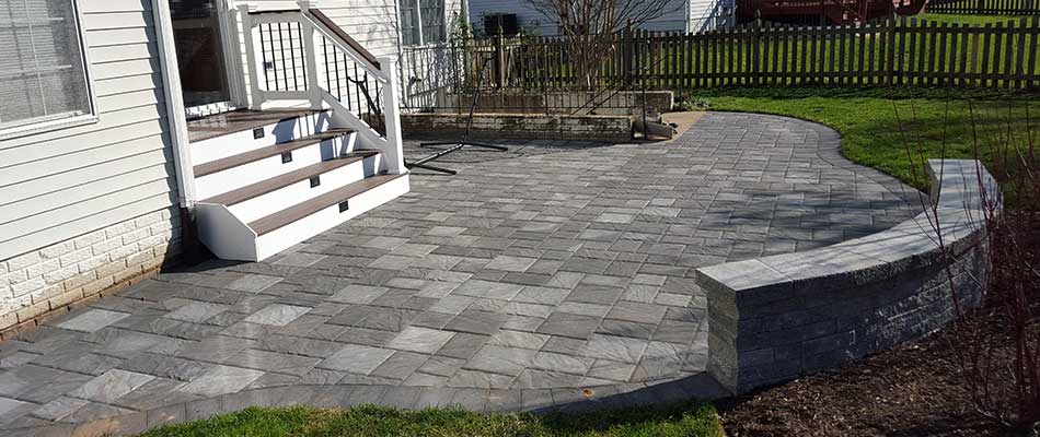 We have designed and built many custom paver patios in the Bristow area.
