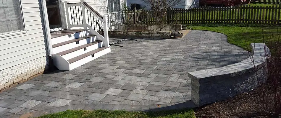 We have designed and built many custom paver patios in the Bristow area.